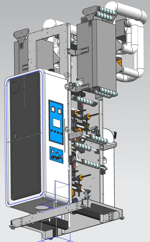 Rotogravure Printing Machine for Food Packaging, Garbage Bags, and Shopping Bags, Film Compatible-图片-3